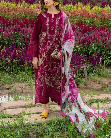 3 Piece - Unstitched Fully Embroidered Lawn
Suit D-1027