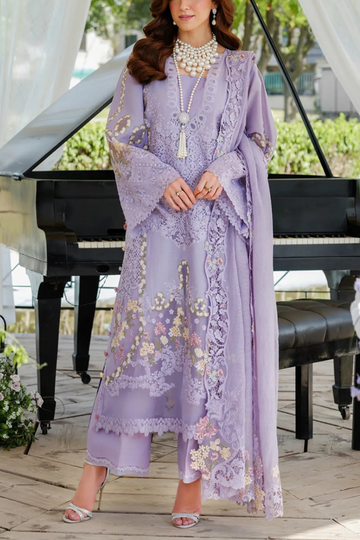 3 Piece - Unstitched Fully Embroidered Lawn
Suit D-1023