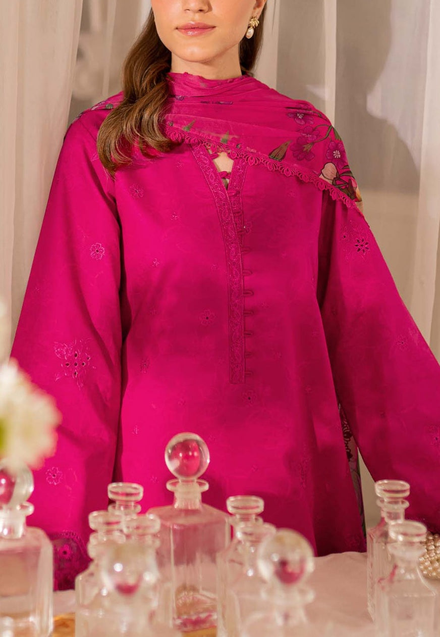 3 Piece - Unstitched Fully Embroidered Lawn
Suit D-1029
