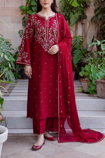 3 Piece - Unstitched Fully Embroidered Lawn
Suit D-1028